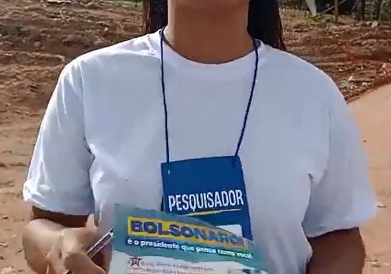 Supostas pesquisadoras fazem falso questionário e entregam material de campanha de Bolsonaro em Alagoas