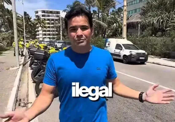 Lelo Maia interrompe blitz da Ronda do Bairro e questiona legalidade da ação
