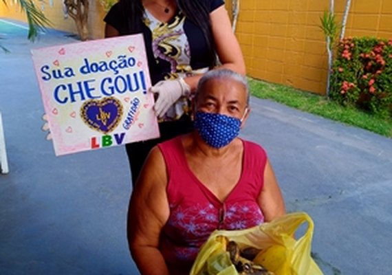 LBV assiste famílias vulneráveis em AL, para amenizar os efeitos da pandemia