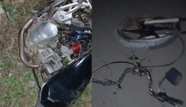 Acidente com motocicleta deixa adolescente de 17 anos morto em AL