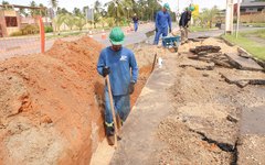 Obras seguem em andamento