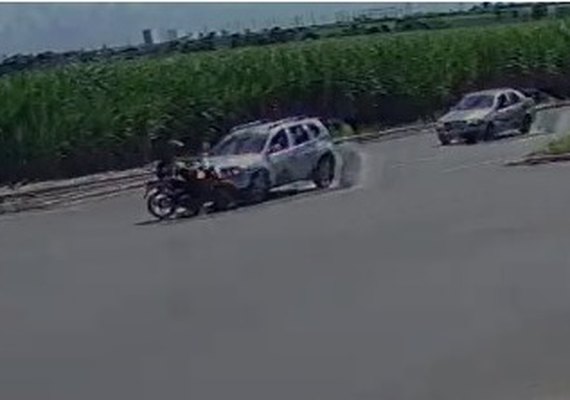 VÍDEO: motociclista é arremessado em batida na parte alta de Maceió