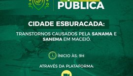 Audiência Pública discute danos estruturais nas vias de Maceió