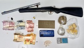 PM registra flagrantes de tráfico de drogas e cativeiro ilegal de aves em três municípios de AL