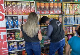 Convívio social interdita seis barracas de fogos de artifício sem alvará de permissão