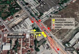 Setrand altera trânsito do entorno do Viaduto da PRF a partir de quinta (01)