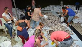 Distribuição de 60 toneladas de peixe, arroz e leite de coco garante mesa farta aos campo-alegrenses