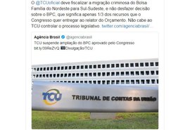 Senador pede investigação sobre “migração criminosa do Bolsa Família”