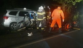 Homem morre em colisão entre retroescavadeira e carro na AL-101 Norte