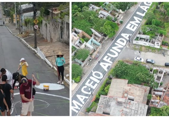 “Maceió Afunda em Lágrimas”, artista faz publicação emocionante sobre os bairros atingidos pela Braskem