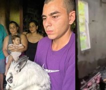 Coelha acorda família durante incêndio e salva bebê de 9 meses em Manaus