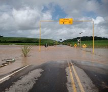Confira a situação das estradas alagoanas atingidas pelas chuvas