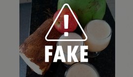Suco de inhame com água de coco e maçã não cura Covid-19
