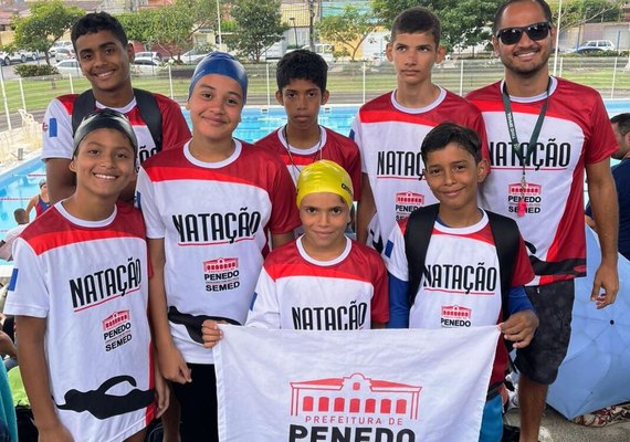 Estudantes da Semed Penedo conquistam medalhas no Campeonato Alagoano de Natação