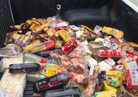Mais de 500 kg alimentos impróprios para consumo são apreendidos de circulação neste final de semana