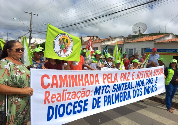 MTC realiza caminhada pela paz e movimenta autoridades no município de Igaci