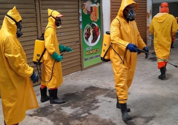 Shopping popular passa por limpeza geral e desinfestação neste fim de semana