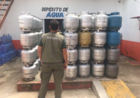 Revendedores de gás GLP são autuados por falta de licença