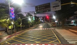 Avenida Álvaro Otacílio recebe nova sinalização horizontal