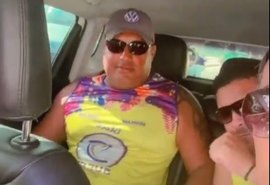 Vereador de Maceió filma homem com arma em punho dentro de veículo