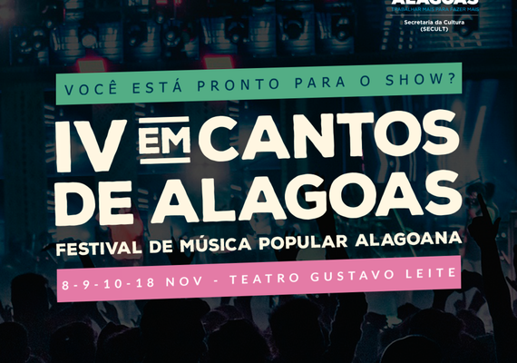 Secult divulga programação do IV Festival em Cantos de Alagoas