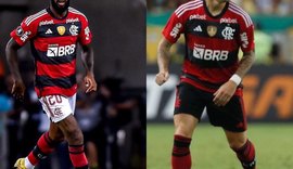 Gerson e Varela brigam em treino do Flamengo; uruguaio tem suspeita de fratura