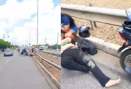 Colisão entre duas motocicletas deixou duas pessoas feridas na AL-220