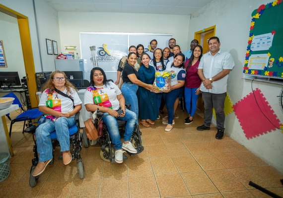 Alagoas Sem Fome doa quase uma tonelada de alimentos para instituição de Delmiro Gouveia