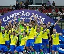 Brasil vence Argentina e conquista 12º título da Copa América de Futsal