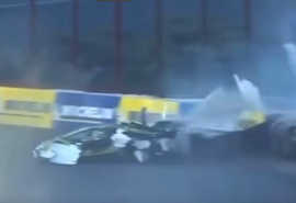 Vídeo: Empresário alagoano sofre acidente durante prova no GT Série Cup