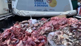 Vigilância Sanitária de Maceió apreende mais de 1.200kg de alimentos impróprios neste final de semana