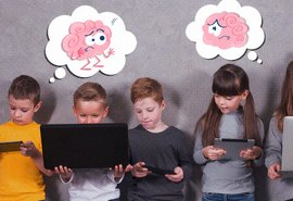 Uso excessivo de telas tem causado ansiedade e depressão em crianças