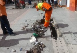 Centro de Maceió recebe ações diárias de limpeza