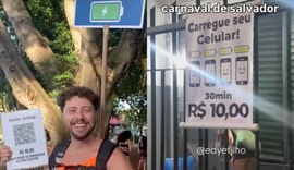 VÍDEO: empreendedores lucram alugando carregador no Carnaval