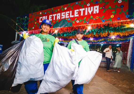 Cooperativas coletam mais de 1.600 quilos de recicláveis em três dias do Verão Massayó