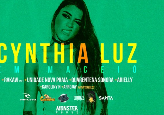 Revelação nacional do rap, Cynthia Luz se apresenta pela primeira vez em Maceió