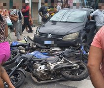 Acidente envolvendo diversos veículos deixa feridos em Maceió