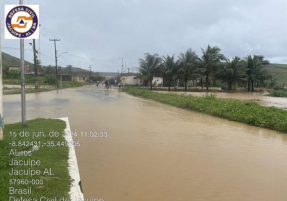 Alerta: Rio Jacuípe próximo do limite de inundação