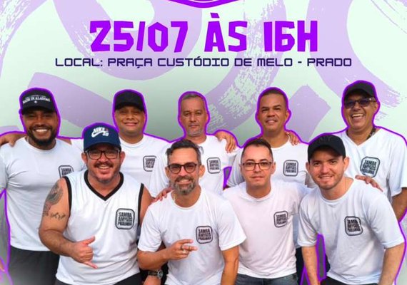Samba Amigos da Pracinha leva música e recebe público em Maceió