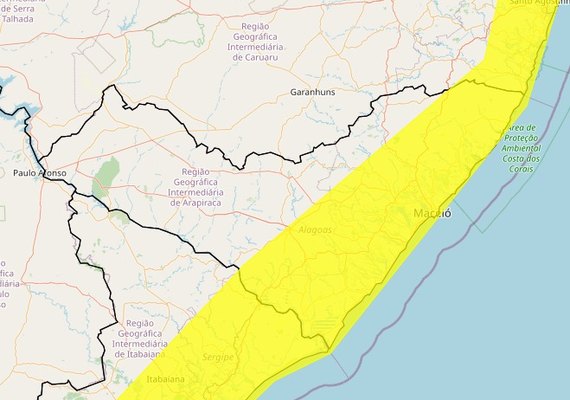 Inmet amplia lista de municípios em alerta para chuvas intensas; confira a lista