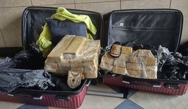 PF prende mulher com 22kg de maconha no Aeroporto Zumbi dos Palmares