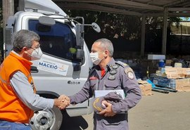 Defesa Civil Maceió envia donativos para os municípios baianos