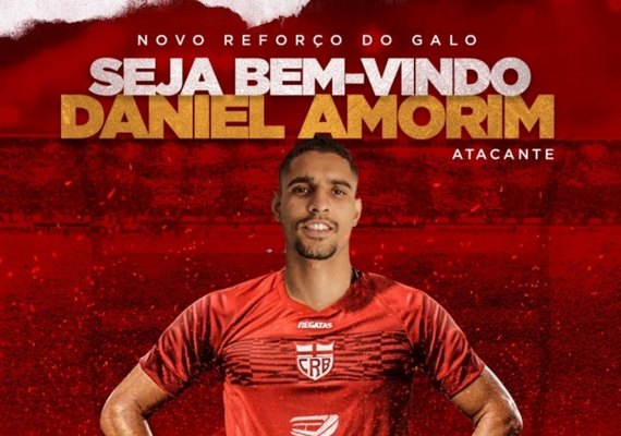 CRB regulariza Daniel Amorim como novo centroavante