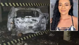 Mulher morre após colocar fogo em carro durante discussão com marido