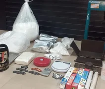 Polícia apreende 22kg de cocaína e desmonta refinaria de drogas em Arapiraca
