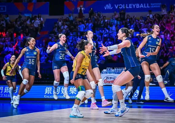 Brasil bate favorita Itália e terá Turquia na final da Liga das Nações