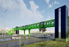 Instalação de passarela fecha trecho da Durval de Góes Monteiro neste domingo