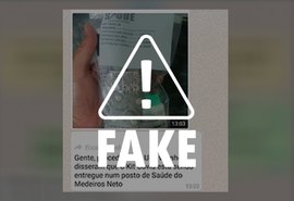 É falso que kits para tratar Covid-19 são distribuídos em unidade de saúde de Maceió