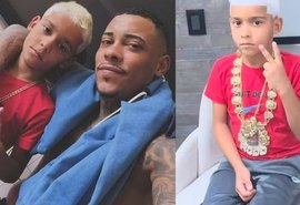 “Clone do pai”: MC Poze reconhece filho de 7 anos que virou influenciador