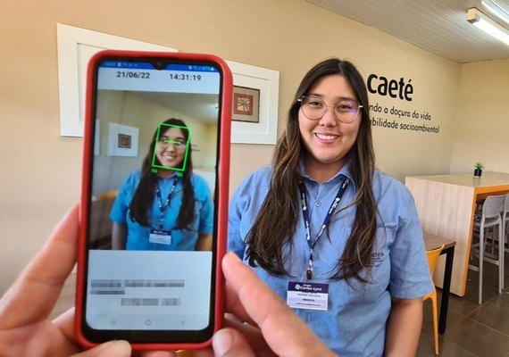 Tecnologia: Usina Caeté implanta sistema de ponto com reconhecimento facial